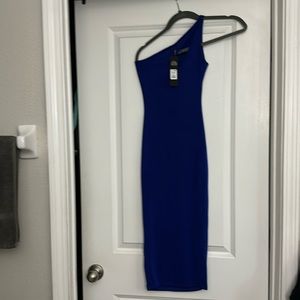 Never worn blue fashion nova dress
